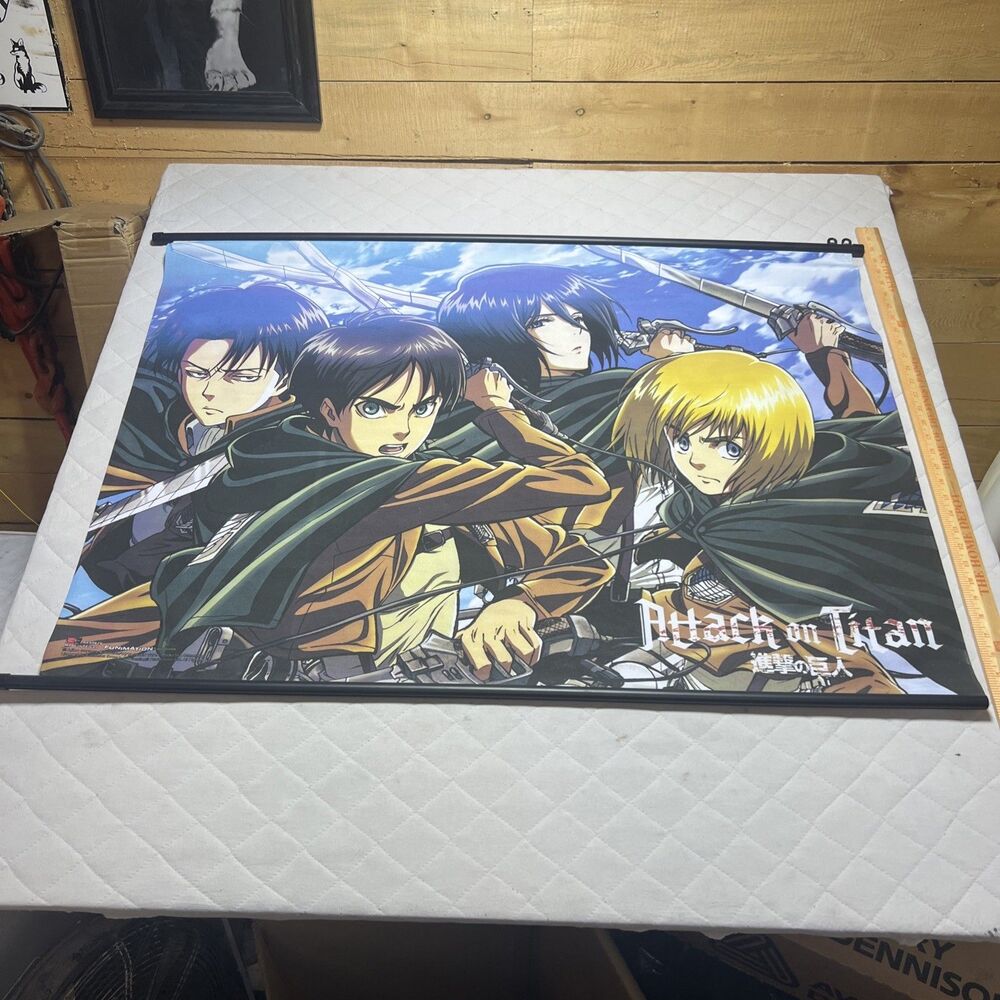 Attack on Titan - Swords Wall Scroll Anime 31”x42”